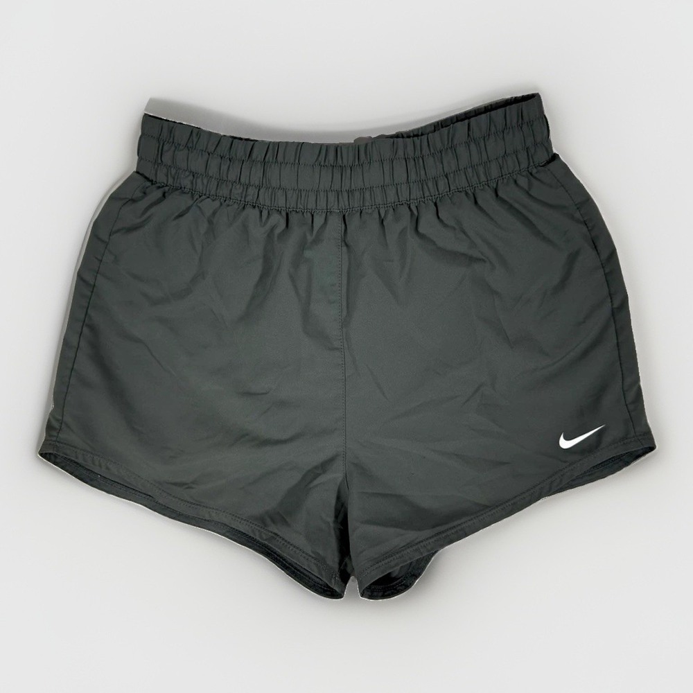 Nike Dri-FIT Men's Gray Running Shorts Size L 3" Drawstring Elastic Lightweight